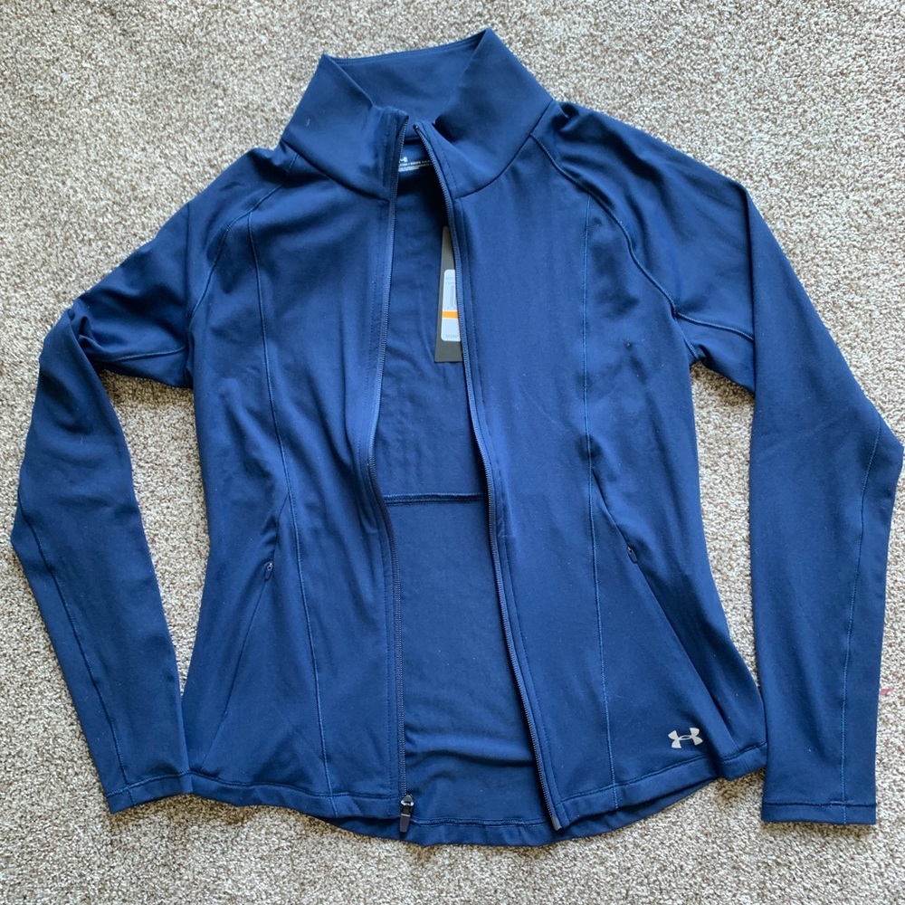 Under Armour Women’s Full Zip Blue Dri-Fit Jacket